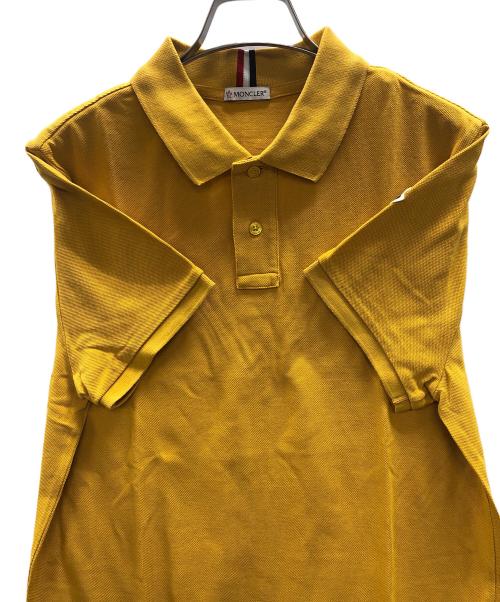 MONCLER（モンクレール）MONCLER (モンクレール) 半袖ポロシャツ MAGLIA POLO MANICA CORTA（マリア ポロ マニカ コルタ） イエロー サイズ:Mの古着・服飾アイテム
