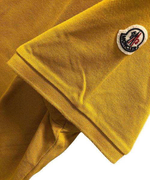 MONCLER（モンクレール）MONCLER (モンクレール) 半袖ポロシャツ MAGLIA POLO MANICA CORTA（マリア ポロ マニカ コルタ） イエロー サイズ:Mの古着・服飾アイテム