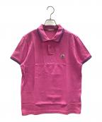 MONCLERモンクレール）の古着「半袖ポロシャツ MAGLIA POLO MANICA CORTA（マリア ポロ マニカ コルタ）」｜ピンク