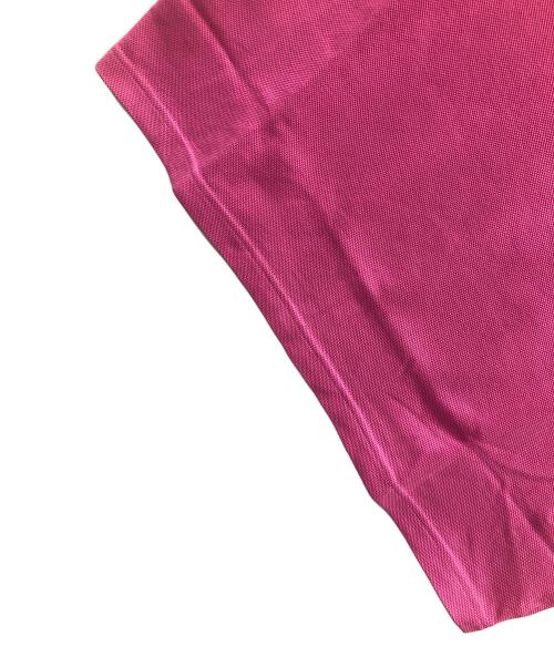 MONCLER（モンクレール）MONCLER (モンクレール) 半袖ポロシャツ MAGLIA POLO MANICA CORTA（マリア ポロ マニカ コルタ） ピンク サイズ:Mの古着・服飾アイテム