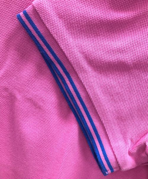 MONCLER（モンクレール）MONCLER (モンクレール) 半袖ポロシャツ MAGLIA POLO MANICA CORTA（マリア ポロ マニカ コルタ） ピンク サイズ:Mの古着・服飾アイテム