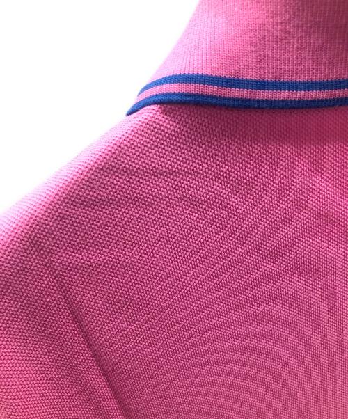 MONCLER（モンクレール）MONCLER (モンクレール) 半袖ポロシャツ MAGLIA POLO MANICA CORTA（マリア ポロ マニカ コルタ） ピンク サイズ:Mの古着・服飾アイテム