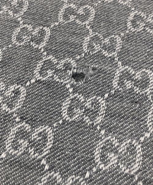 GUCCI（グッチ）GUCCI (グッチ) マフラー グレー サイズ:実寸サイズにてご確認下さい。の古着・服飾アイテム