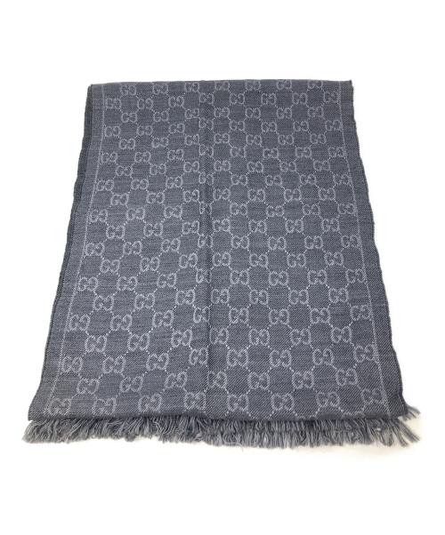 GUCCI（グッチ）GUCCI (グッチ) マフラー グレー サイズ:実寸サイズにてご確認下さい。の古着・服飾アイテム