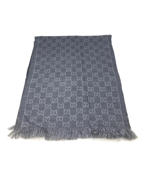 GUCCI（グッチ）GUCCI (グッチ) マフラー グレー サイズ:実寸サイズにてご確認下さい。の古着・服飾アイテム