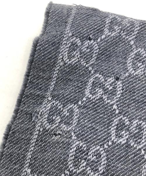 GUCCI（グッチ）GUCCI (グッチ) マフラー グレー サイズ:実寸サイズにてご確認下さい。の古着・服飾アイテム