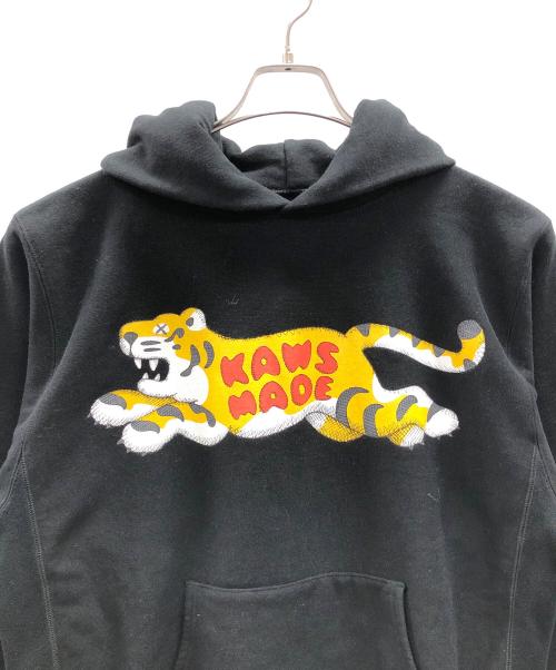 HUMAN MADE（ヒューマンメイド）HUMAN MADE (ヒューマンメイド) プルオーバーパーカー ブラック サイズ:Lの古着・服飾アイテム