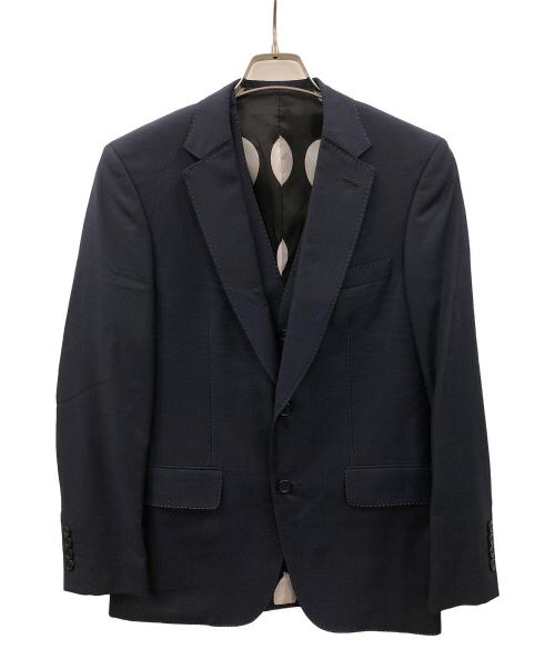 PAUL SMITH（ポールスミス）PAUL SMITH (ポールスミス) スリーピース セットアップスーツ ネイビー サイズ:Mの古着・服飾アイテム