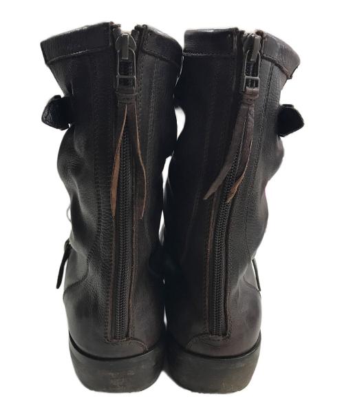 KATHARINE HAMNETT（キャサリンハムネット）KATHARINE HAMNETT (キャサリンハムネット) エンジニアブーツ ブラウン サイズ:26cmの古着・服飾アイテム