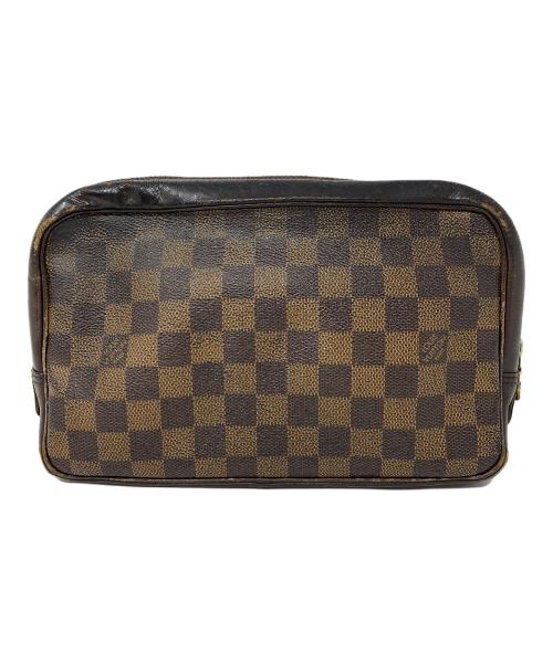 LOUIS VUITTON（ルイ ヴィトン）LOUIS VUITTON (ルイ ヴィトン) クラッチバッグ トゥルース・トワレット ダミエ ブラウン サイズ:実寸サイズにてご確認ください。の古着・服飾アイテム