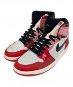 NIKEナイキ）の古着「ハイカットスニーカー Air Jordan 1Hight OG（エアジョーダン） スパイダーマンコラボ」｜レッド