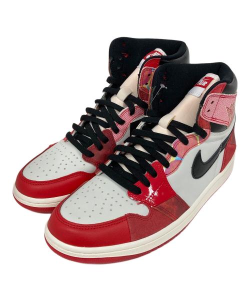 NIKE（ナイキ）NIKE (ナイキ) ハイカットスニーカー Air Jordan 1Hight OG（エアジョーダン） スパイダーマンコラボ レッド サイズ:28cm 未使用品の古着・服飾アイテム