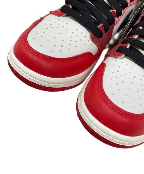 NIKE（ナイキ）NIKE (ナイキ) ハイカットスニーカー Air Jordan 1Hight OG（エアジョーダン） スパイダーマンコラボ レッド サイズ:28cm 未使用品の古着・服飾アイテム