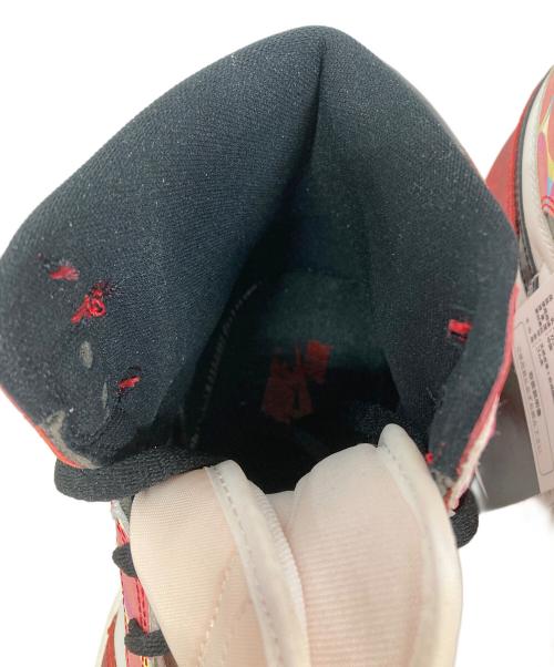 NIKE（ナイキ）NIKE (ナイキ) ハイカットスニーカー Air Jordan 1Hight OG（エアジョーダン） スパイダーマンコラボ レッド サイズ:28cm 未使用品の古着・服飾アイテム