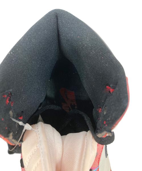 NIKE（ナイキ）NIKE (ナイキ) ハイカットスニーカー Air Jordan 1Hight OG（エアジョーダン） スパイダーマンコラボ レッド サイズ:28cm 未使用品の古着・服飾アイテム