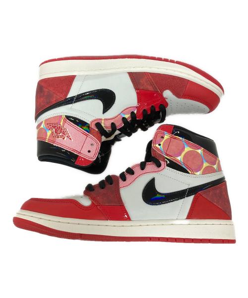 NIKE（ナイキ）NIKE (ナイキ) ハイカットスニーカー Air Jordan 1Hight OG（エアジョーダン） スパイダーマンコラボ レッド サイズ:28cm 未使用品の古着・服飾アイテム