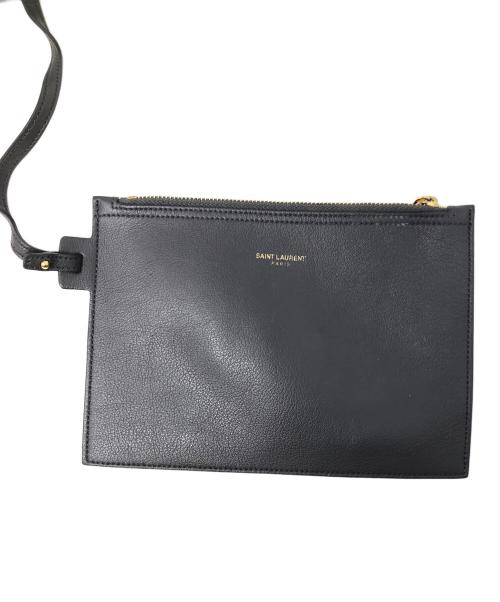 Saint Laurent Paris（サンローランパリ）Saint Laurent Paris (サンローランパリ) トートバッグ ブラウン サイズ:実寸サイズにてご確認ください。の古着・服飾アイテム