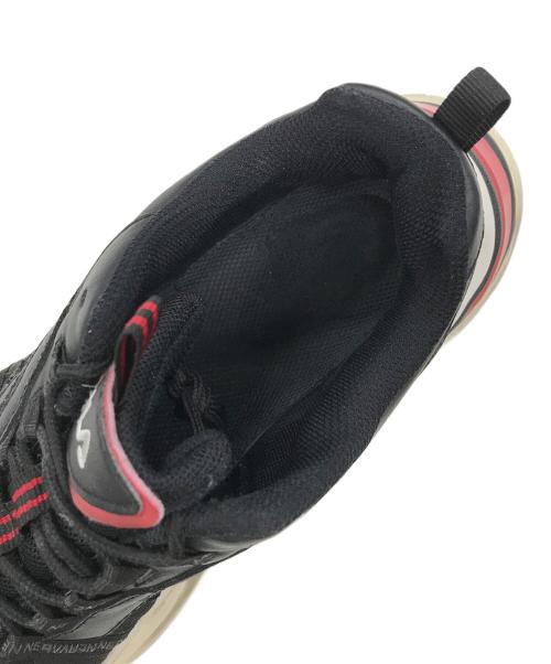 FILA（フィラ）FILA (フィラ) ローカットスニーカー INTERATION EVANGELION LIMITED (イントレーションエヴァンゲリオンリミテッド) ブラック×ホワイト サイズ:26cmの古着・服飾アイテム