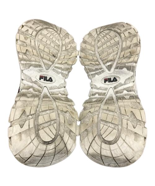 FILA（フィラ）FILA (フィラ) ローカットスニーカー INTERATION EVANGELION LIMITED (イントレーションエヴァンゲリオンリミテッド) ブラック×ホワイト サイズ:26cmの古着・服飾アイテム