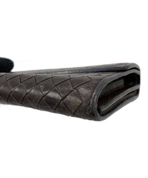 BOTTEGA VENETA（ボッテガベネタ）BOTTEGA VENETA (ボッテガベネタ) 長財布 イントレチャート ブラック サイズ:実寸サイズにてご確認下さい。の古着・服飾アイテム