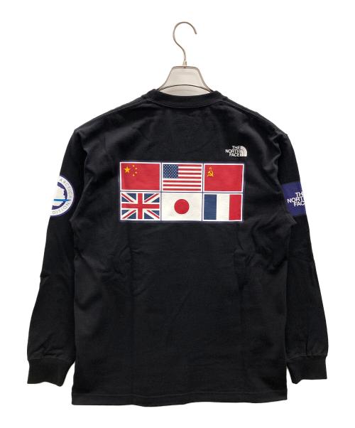 THE NORTH FACE（ザ ノース フェイス）THE NORTH FACE (ザ ノース フェイス) 長袖Tシャツ TRANS ANTARCTICA TEE（トランス アンタークティカ ティー） ブラック サイズ:L 未使用品の古着・服飾アイテム