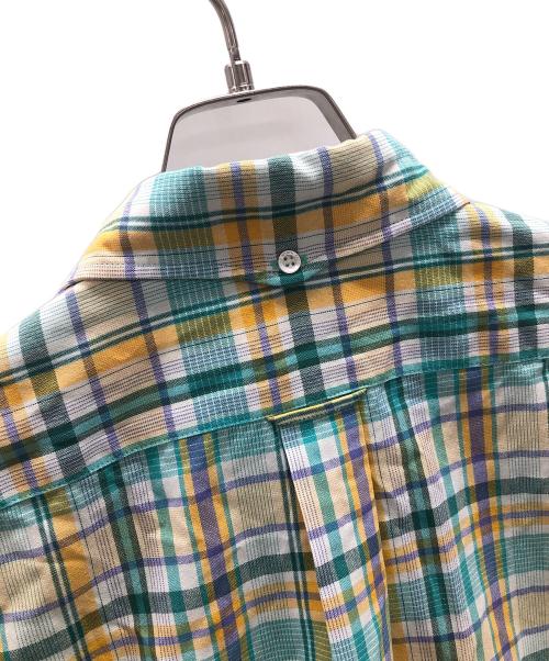 THE NORTH FACE（ザ ノース フェイス）THE NORTH FACE (ザ ノース フェイス) ボタンダウンシャツ ロングスリーブマドラスシャツ グリーン系 サイズ:Lの古着・服飾アイテム