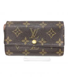 LOUIS VUITTON（ルイ ヴィトン）の古着「2つ折り財布 モノグラム ポルトモネ・ジップ」｜ブラウン