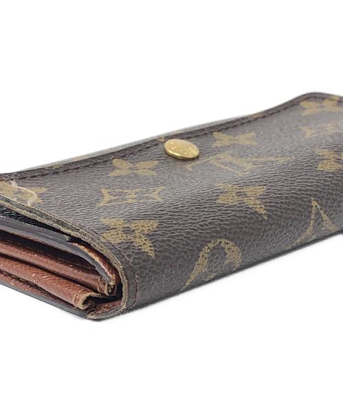 LOUIS VUITTON（ルイ ヴィトン）LOUIS VUITTON (ルイ ヴィトン) 2つ折り財布 モノグラム ポルトモネ・ジップ ブラウン サイズ:実寸サイズにてご確認ください。の古着・服飾アイテム