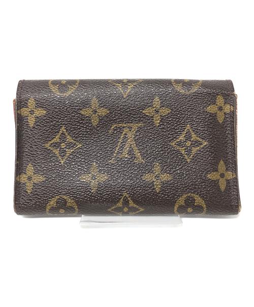 LOUIS VUITTON（ルイ ヴィトン）LOUIS VUITTON (ルイ ヴィトン) 2つ折り財布 モノグラム ポルトモネ・ジップ ブラウン サイズ:実寸サイズにてご確認ください。の古着・服飾アイテム