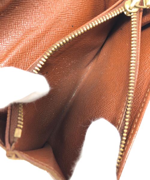 LOUIS VUITTON（ルイ ヴィトン）LOUIS VUITTON (ルイ ヴィトン) 2つ折り財布 モノグラム ポルトモネ・ジップ ブラウン サイズ:実寸サイズにてご確認ください。の古着・服飾アイテム