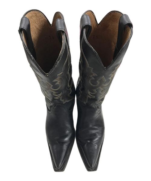 BOOTS（ブール）BOOTS (ブール) ウェスタンブーツ ブラック サイズ:22.5cmの古着・服飾アイテム