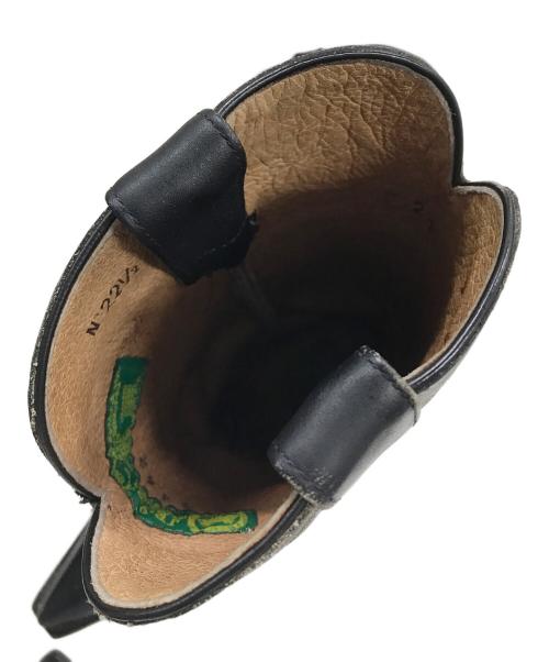 BOOTS（ブール）BOOTS (ブール) ウェスタンブーツ ブラック サイズ:22.5cmの古着・服飾アイテム