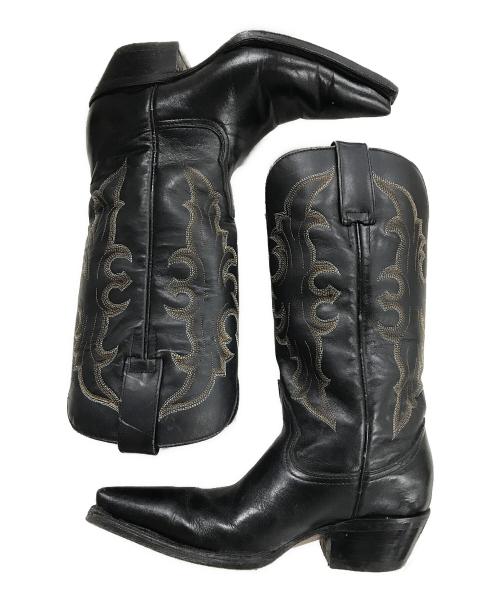 BOOTS（ブール）BOOTS (ブール) ウェスタンブーツ ブラック サイズ:22.5cmの古着・服飾アイテム