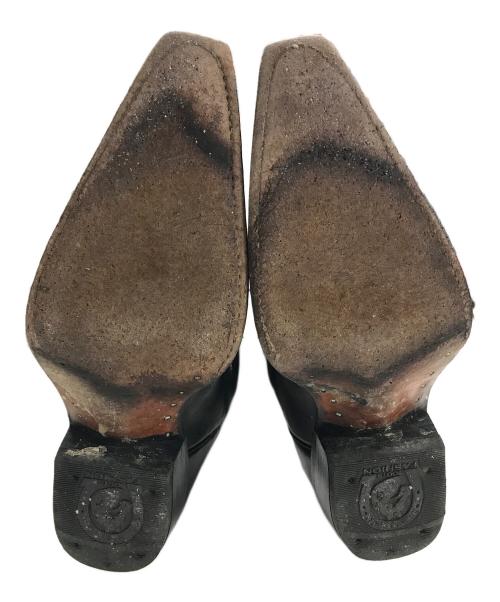 BOOTS（ブール）BOOTS (ブール) ウェスタンブーツ ブラック サイズ:22.5cmの古着・服飾アイテム