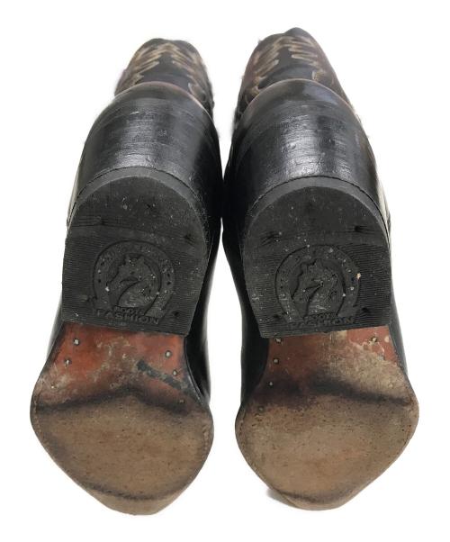 BOOTS（ブール）BOOTS (ブール) ウェスタンブーツ ブラック サイズ:22.5cmの古着・服飾アイテム