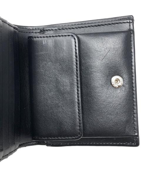 CHANEL（シャネル）CHANEL (シャネル) 2つ折り財布 マトラッセ キャビアスキン ブラック サイズ:実寸サイズにてご確認ください。の古着・服飾アイテム