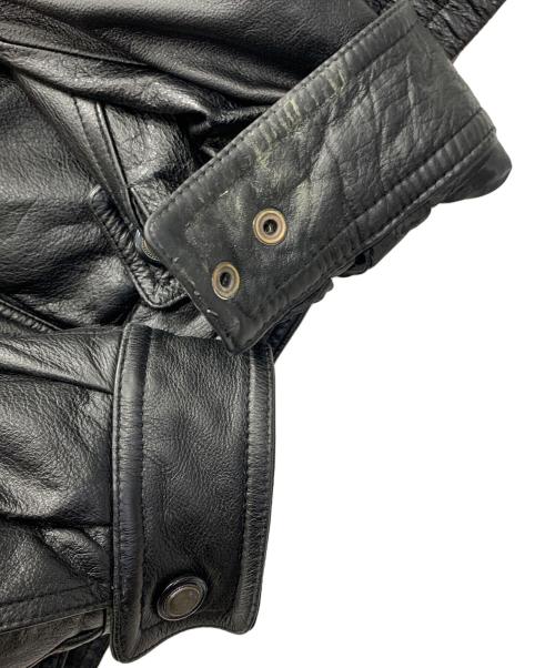 MEMBERS ONLY（メンバーズオンリー）MEMBERS ONLY (メンバーズオンリー) レザージャケット ブラック サイズ:Lの古着・服飾アイテム