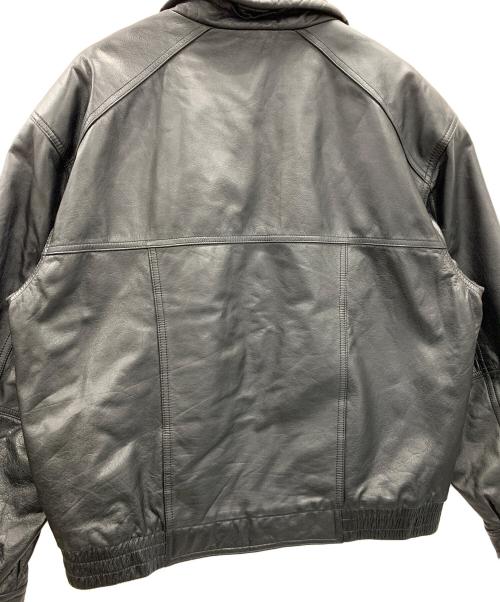 MEMBERS ONLY（メンバーズオンリー）MEMBERS ONLY (メンバーズオンリー) レザージャケット ブラック サイズ:Lの古着・服飾アイテム
