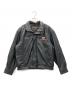 MEMBERS ONLY（メンバーズオンリー）の古着「レザージャケット」｜ブラック
