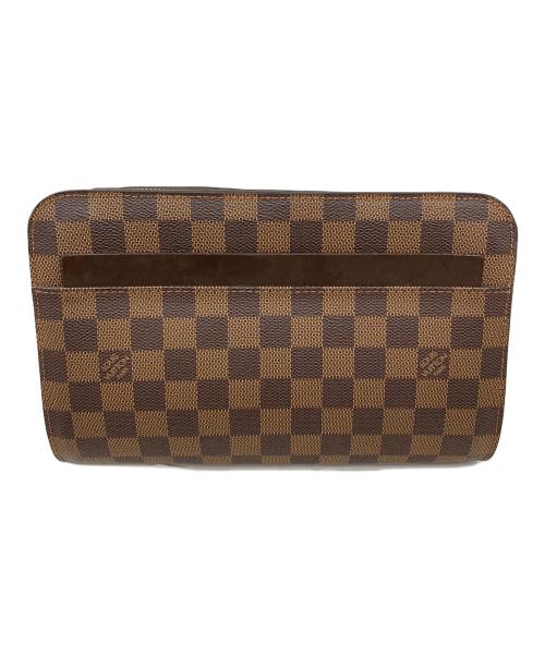 LOUIS VUITTON（ルイ ヴィトン）LOUIS VUITTON (ルイ ヴィトン) クラッチバッグ　ダミエ サンルイ ブラウン サイズ:実寸サイズにてご確認くださいの古着・服飾アイテム
