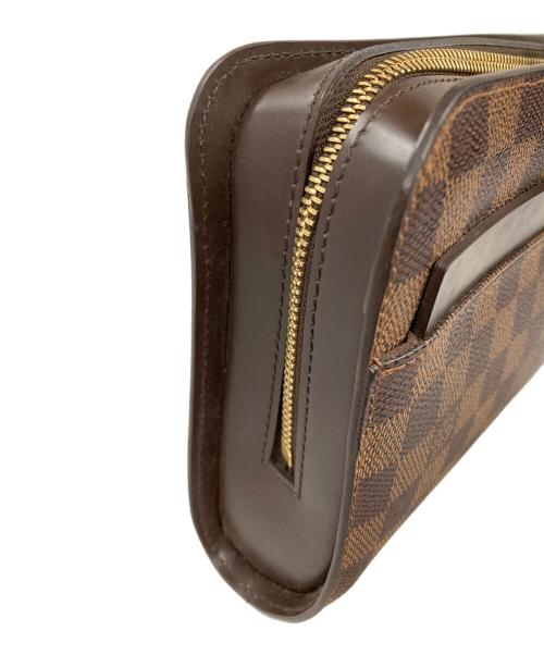 LOUIS VUITTON（ルイ ヴィトン）LOUIS VUITTON (ルイ ヴィトン) クラッチバッグ　ダミエ サンルイ ブラウン サイズ:実寸サイズにてご確認くださいの古着・服飾アイテム
