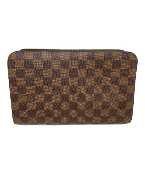 LOUIS VUITTON（ルイ ヴィトン）LOUIS VUITTON (ルイ ヴィトン) クラッチバッグ　ダミエ サンルイ ブラウン サイズ:実寸サイズにてご確認くださいの古着・服飾アイテム