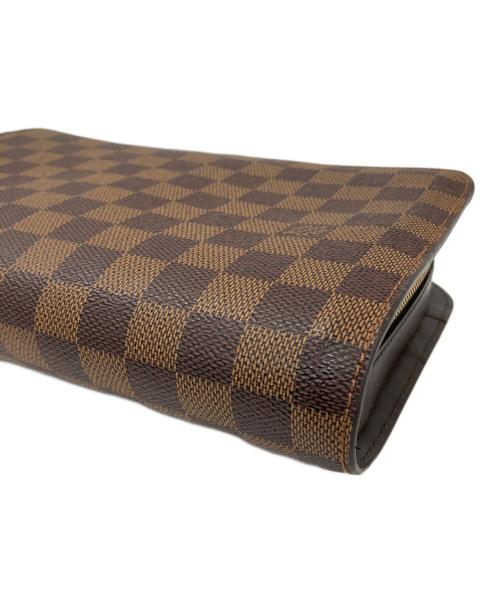 LOUIS VUITTON（ルイ ヴィトン）LOUIS VUITTON (ルイ ヴィトン) クラッチバッグ　ダミエ サンルイ ブラウン サイズ:実寸サイズにてご確認くださいの古着・服飾アイテム