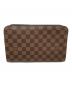 中古・古着 LOUIS VUITTON (ルイ ヴィトン) クラッチバッグ　ダミエ サンルイ ブラウン サイズ:実寸サイズにてご確認ください：45000円