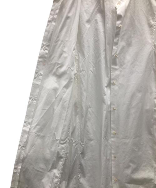 FRAMeWORK（フレームワーク）FRAMeWORK (フレームワーク) THOMAS MASON (トーマスメイソン) シャツワンピース ホワイト サイズ:実寸サイズにてご確認ください。の古着・服飾アイテム