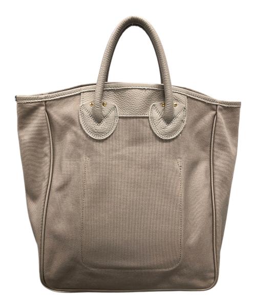 YOUNG & OLSEN The DRYGOODS STORE（ヤングアンドオルセン ザ ドライグッズストア）YOUNG & OLSEN The DRYGOODS STORE (ヤングアンドオルセン ザ ドライグッズストア) ハンドバッグ レザーハンドル キャンバストートバック ベージュ サイズ:実寸サイズにてご確認ください。の古着・服飾アイテム