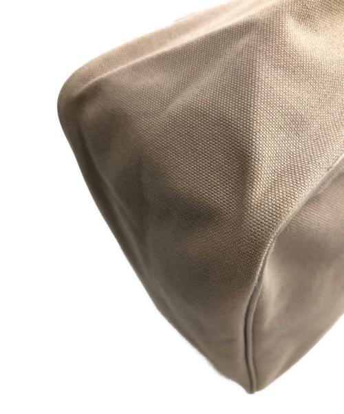 YOUNG & OLSEN The DRYGOODS STORE（ヤングアンドオルセン ザ ドライグッズストア）YOUNG & OLSEN The DRYGOODS STORE (ヤングアンドオルセン ザ ドライグッズストア) ハンドバッグ レザーハンドル キャンバストートバック ベージュ サイズ:実寸サイズにてご確認ください。の古着・服飾アイテム