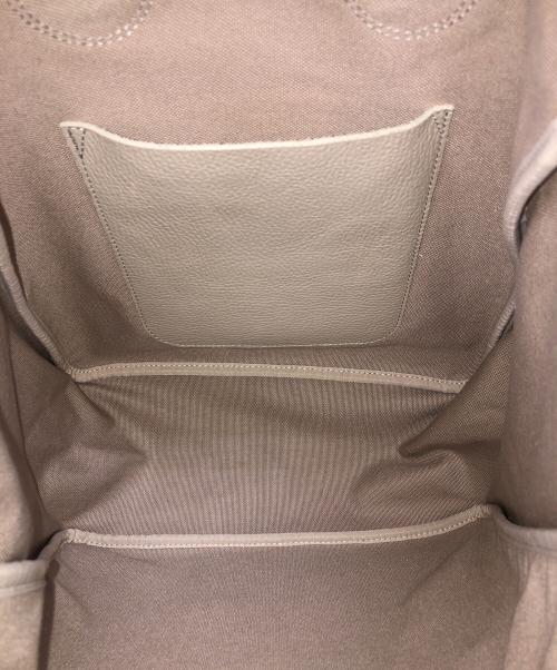 YOUNG & OLSEN The DRYGOODS STORE（ヤングアンドオルセン ザ ドライグッズストア）YOUNG & OLSEN The DRYGOODS STORE (ヤングアンドオルセン ザ ドライグッズストア) ハンドバッグ レザーハンドル キャンバストートバック ベージュ サイズ:実寸サイズにてご確認ください。の古着・服飾アイテム