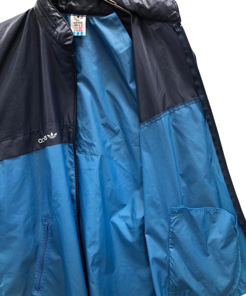 adidas（アディダス）adidas (アディダス) German Army Rain Track Jacket（ジャーマン アーミー レイン トラック ジャケット） ネイビー×スカイブルー サイズ:USA 38の古着・服飾アイテム