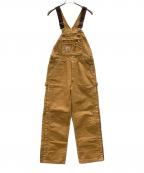 CarHarttカーハート）の古着「オーバーオール」｜ライトブラウン
